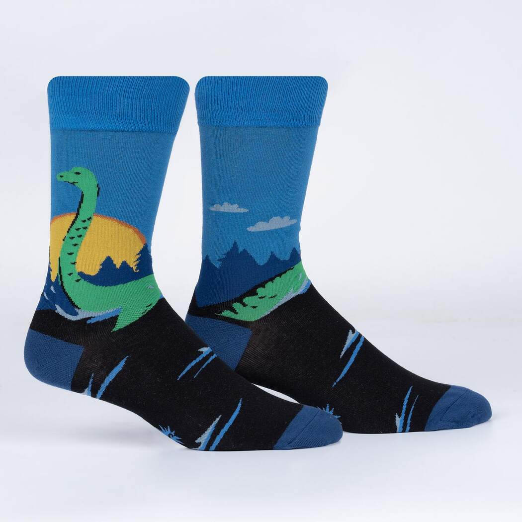 Loch Ness Monster Men's Crew Socks