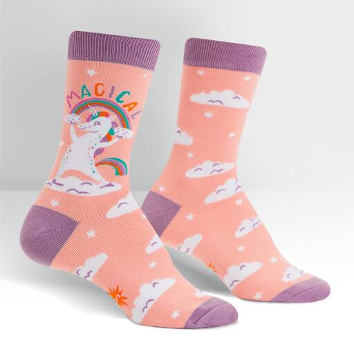 Magical Unicorn HelloLucky Women's Crew Socks