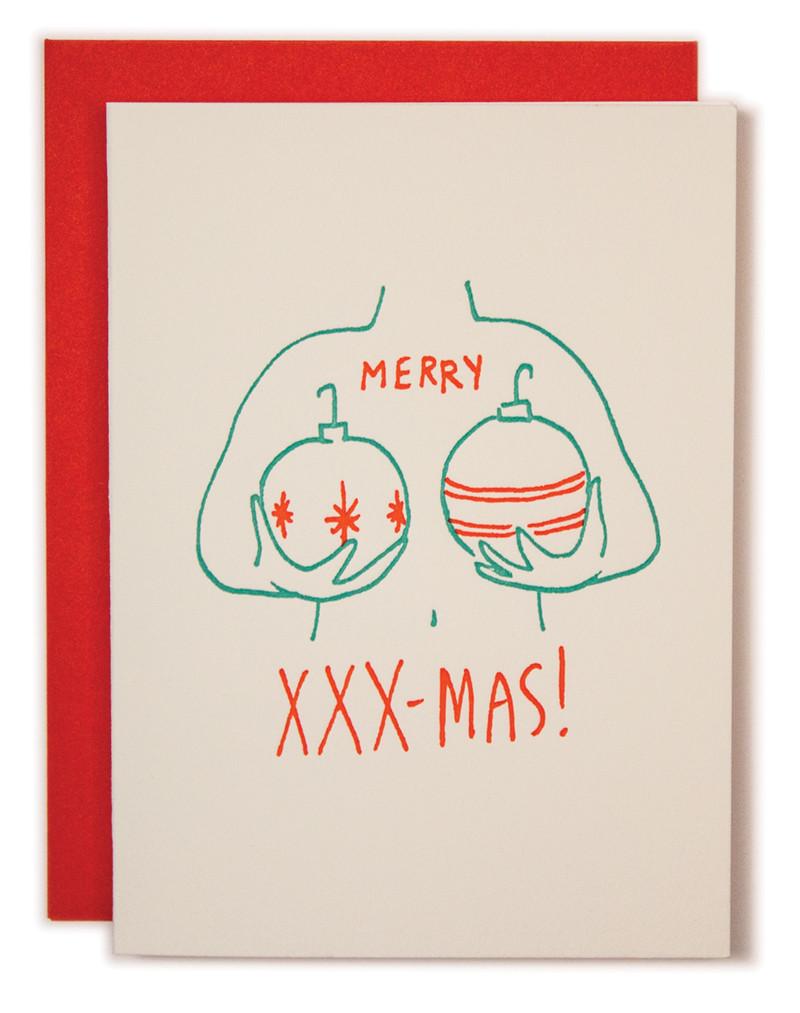 Merry XXX Mas Ornament Holiday Card