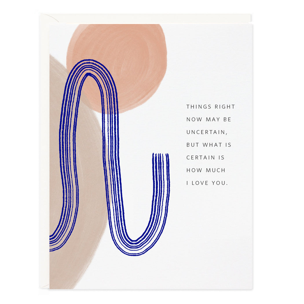 Things Right Now May Be Uncertain Times Card