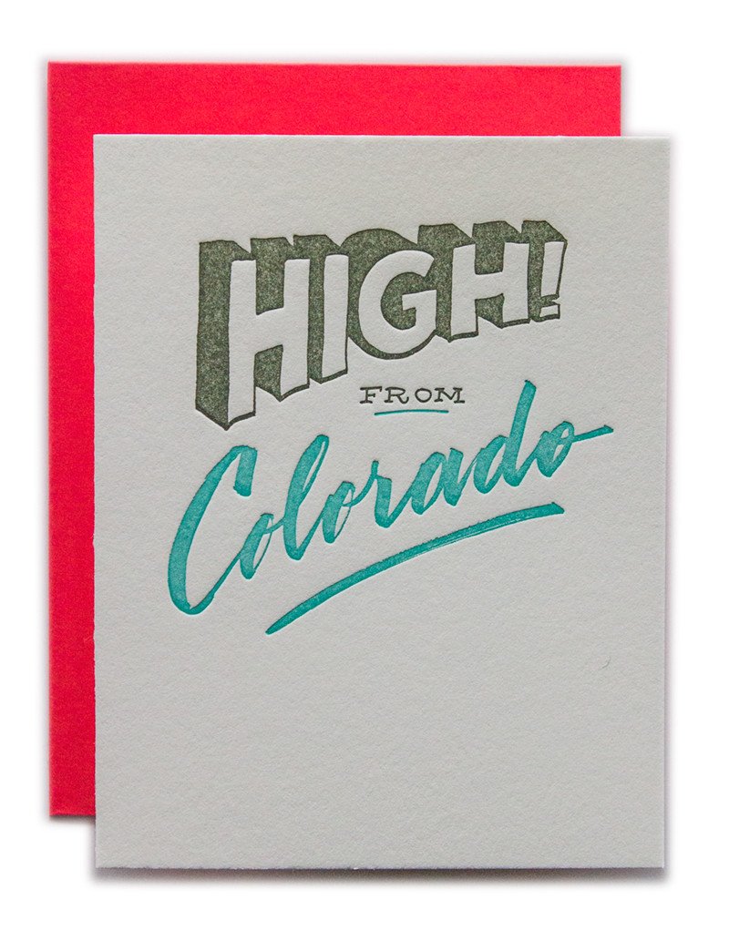High from Colorado Card