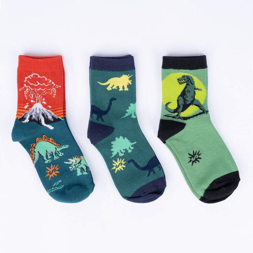 Dinosaur Days Junior's Crew Pack of Socks