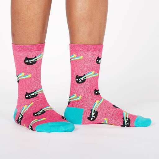 Pew! Pew! Cat Women's Crew Socks