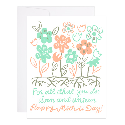 Seen and Unseen Mother's Day Card