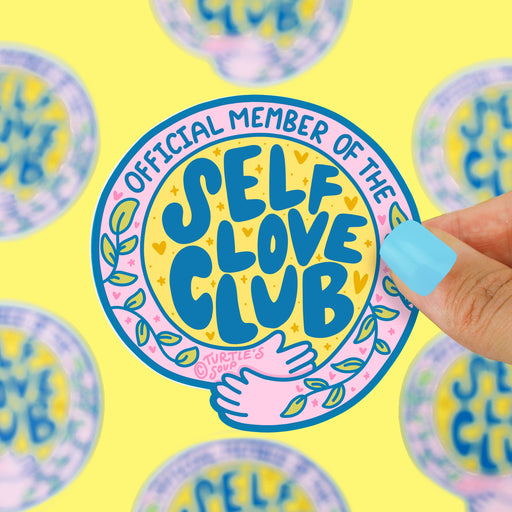 Self Love Club Hug Vinyl Sticker