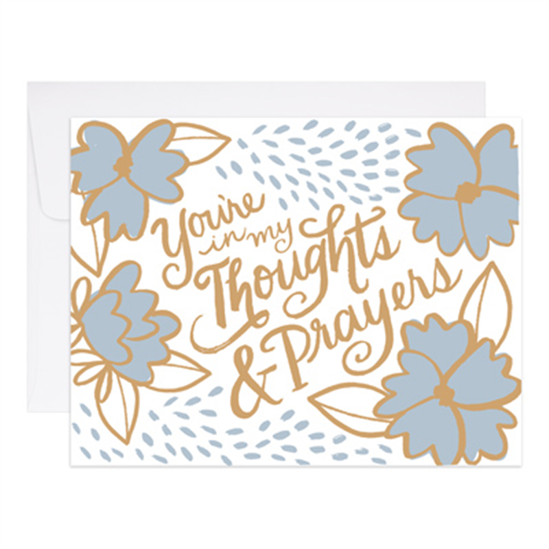 In My Thoughts and Prayers Card