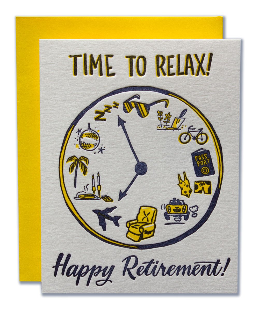 Time to Relax Happy Retirement Card