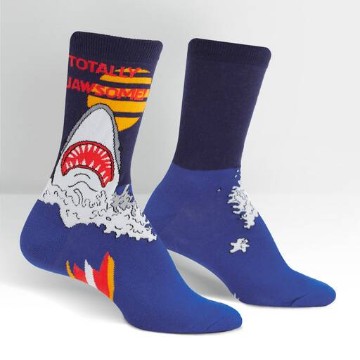 Totally Jawsome Shark Women's Crew Socks
