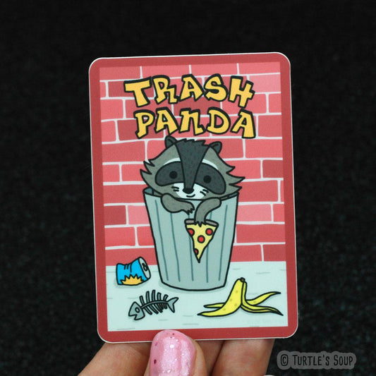 Trash Panda  racoon Vinyl Sticker