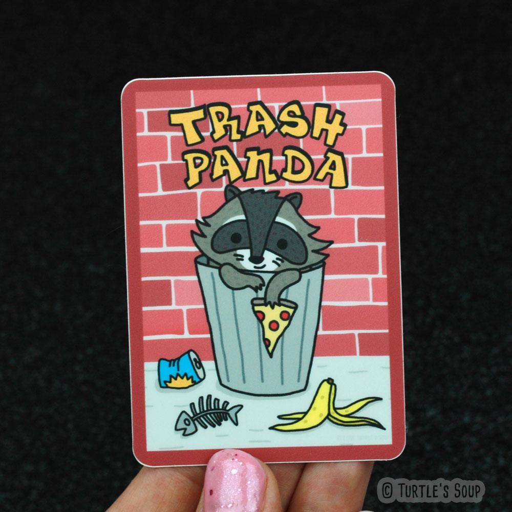 Trash Panda  racoon Vinyl Sticker
