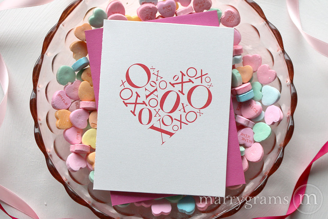 Valentines Card | XOXO Heart Design