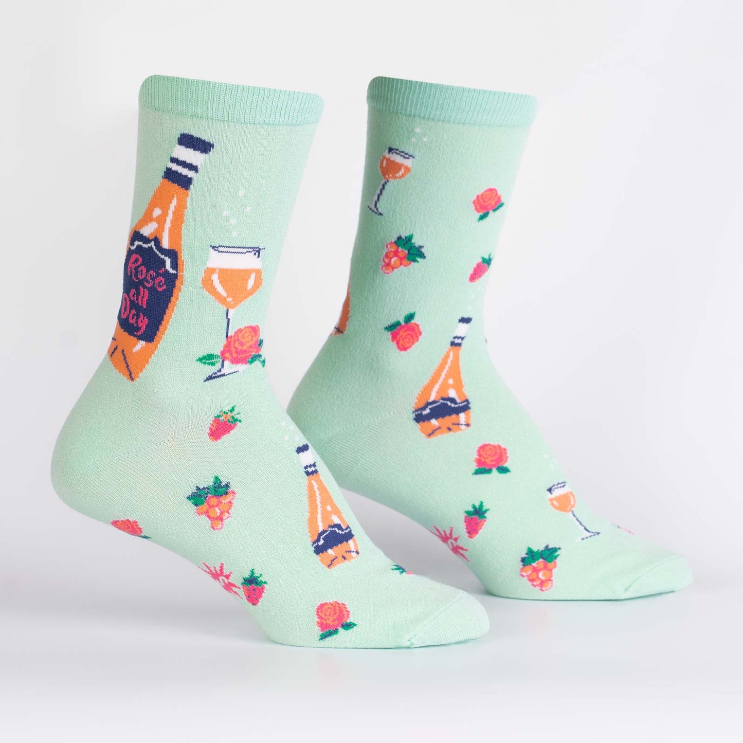 Rose All Day Women's Crew Socks