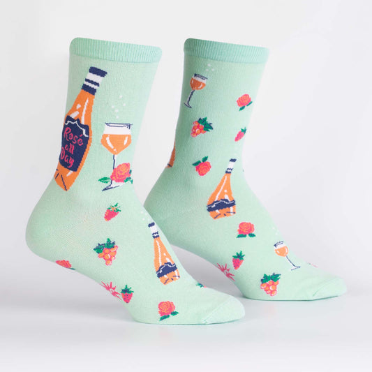 Rose All Day Women's Crew Socks