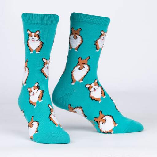 Nothin Butt Corgis Women's Crew Socks