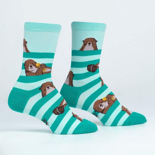 My Otter Foot Women's Crew Socks