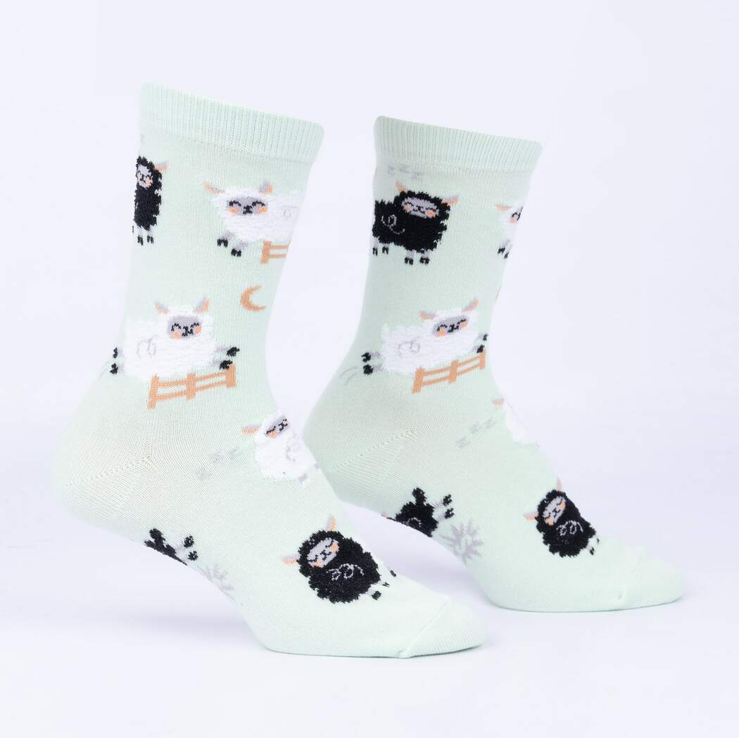 You Can Count on Me Sheep Women's Crew Socks
