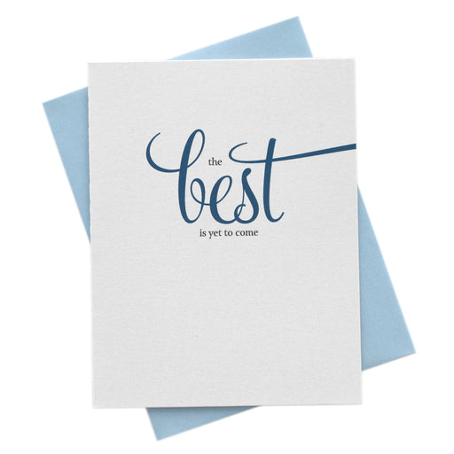 The Best is Yet to Come Wedding Wishes Card