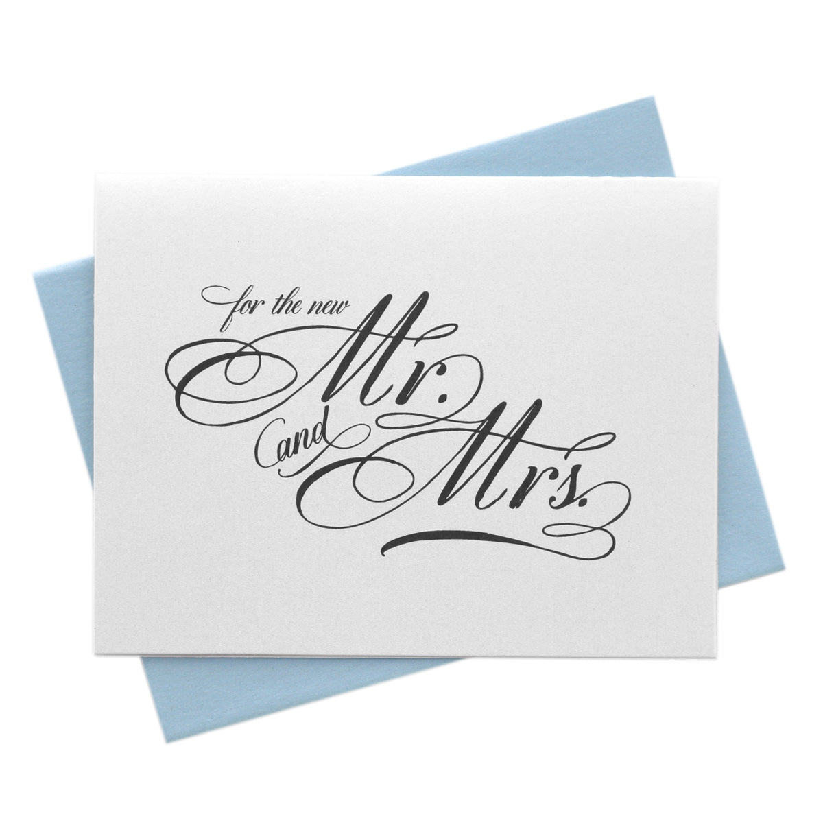 For the New Mr. and Mrs. Wedding Card