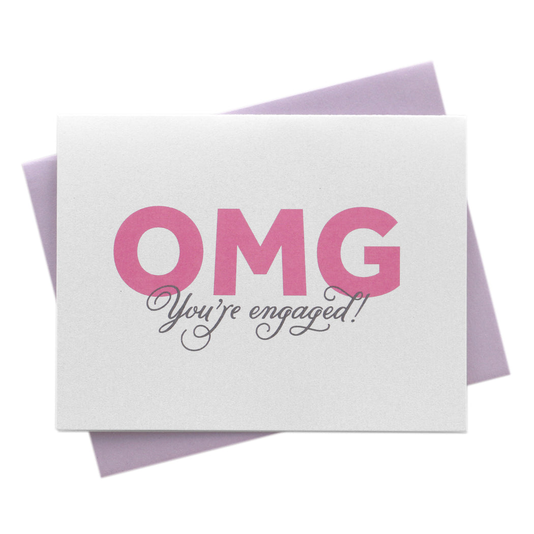 OMG You're Engaged! Card