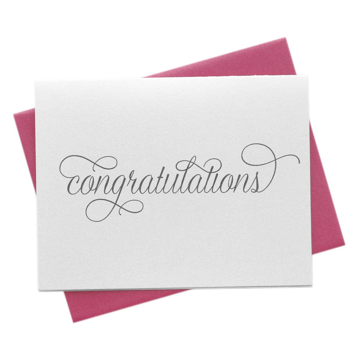 simple typography Congratulations Wedding & Engagement Card