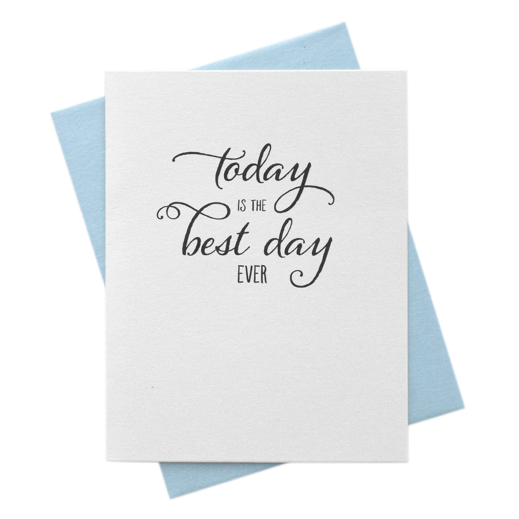 Today is the Best Day Ever Wedding Card
