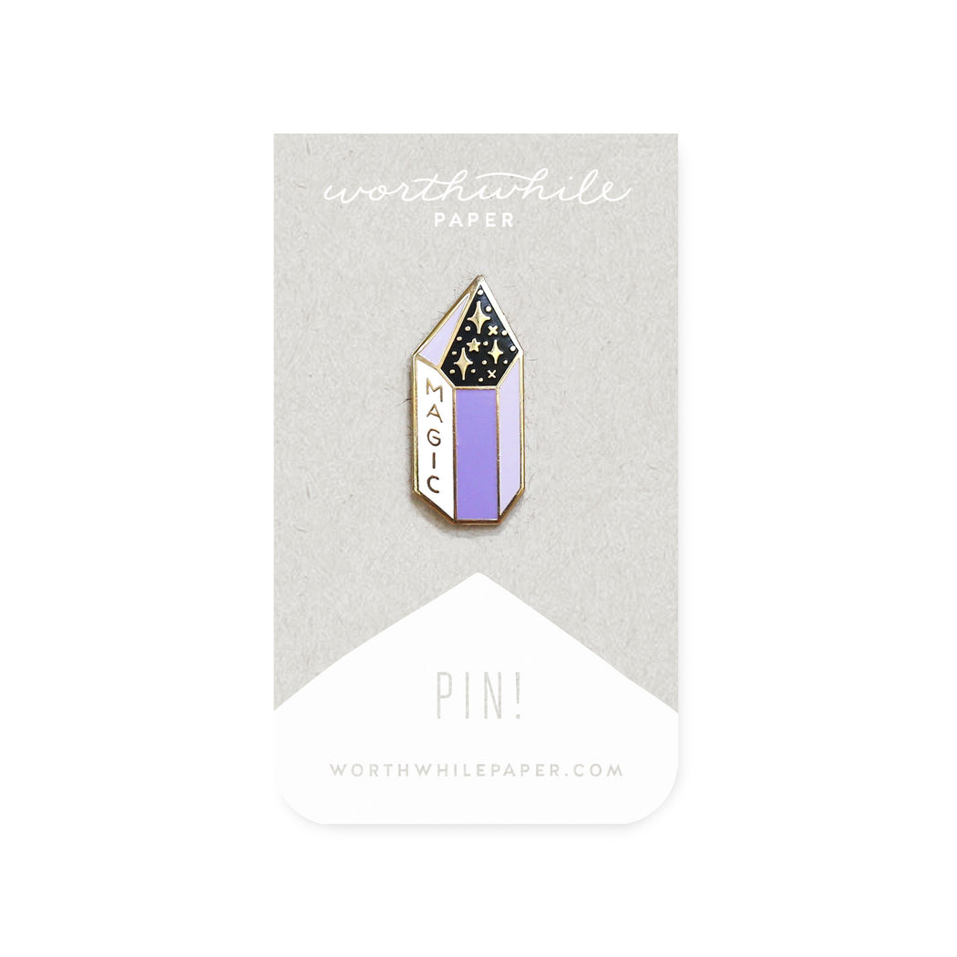 Magic Crystal Enamel Pin