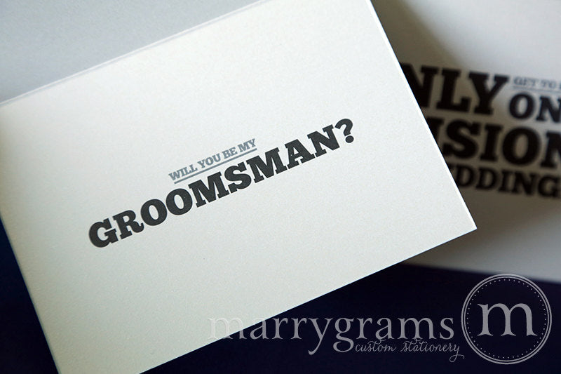I Only Get One Decision Be My Groomsman Invitation Card