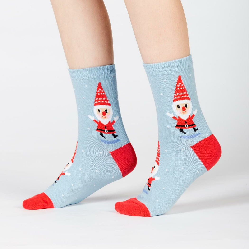 Santa Gnome Junior's Crew Socks
