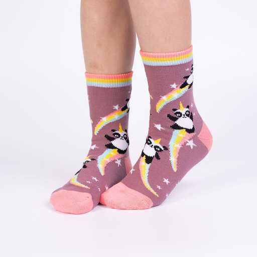 Pandacorn Youth Crew Socks