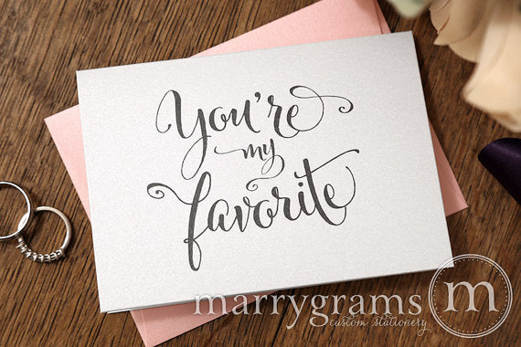You're My Favorite Card Whimsical Style