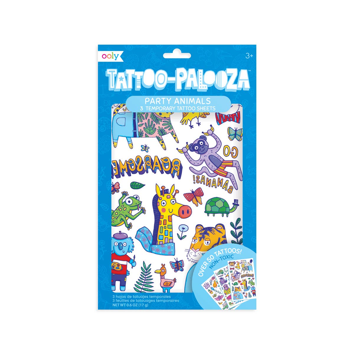 Tattoo Palooza Kids Temporary Tattoo Pack