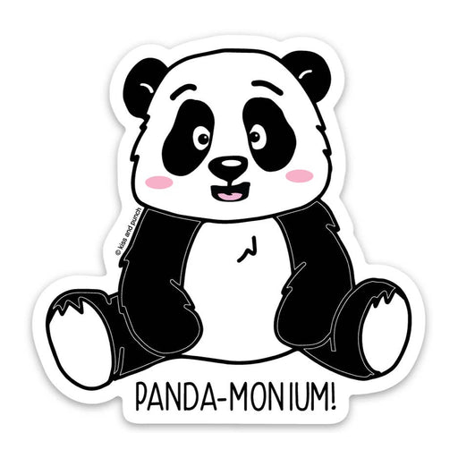 Pandamonium Panda Vinyl Sticker
