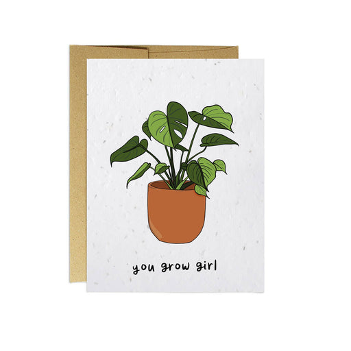 You Grow Girl Seed Card