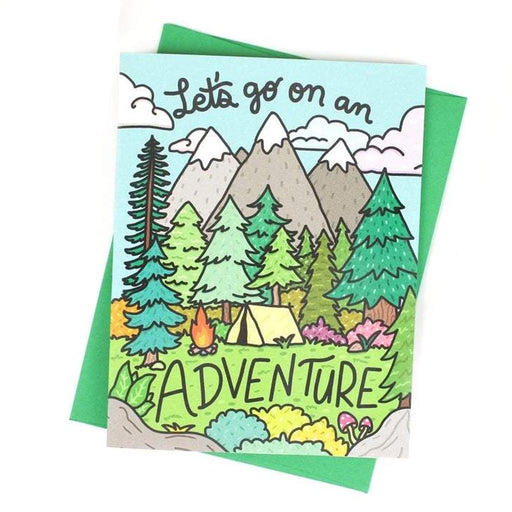 Let's Go On an Adventure Mountains Card