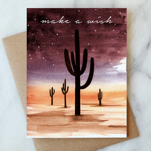 Make a Wish Desert Sky Card