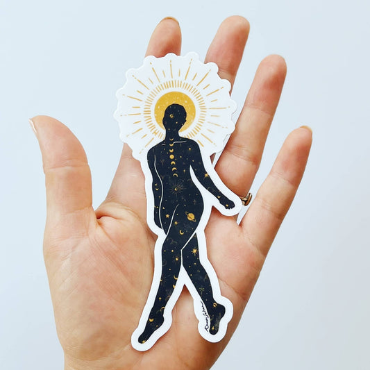 Celestial Woman Vinyl Sticker