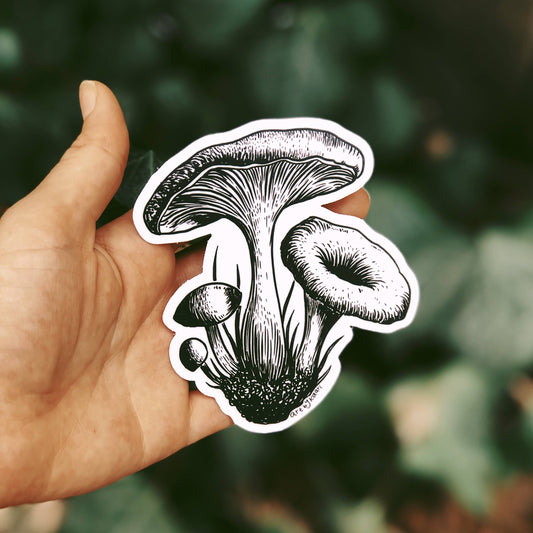 Mushroom Cluster VIII Vinyl Sticker