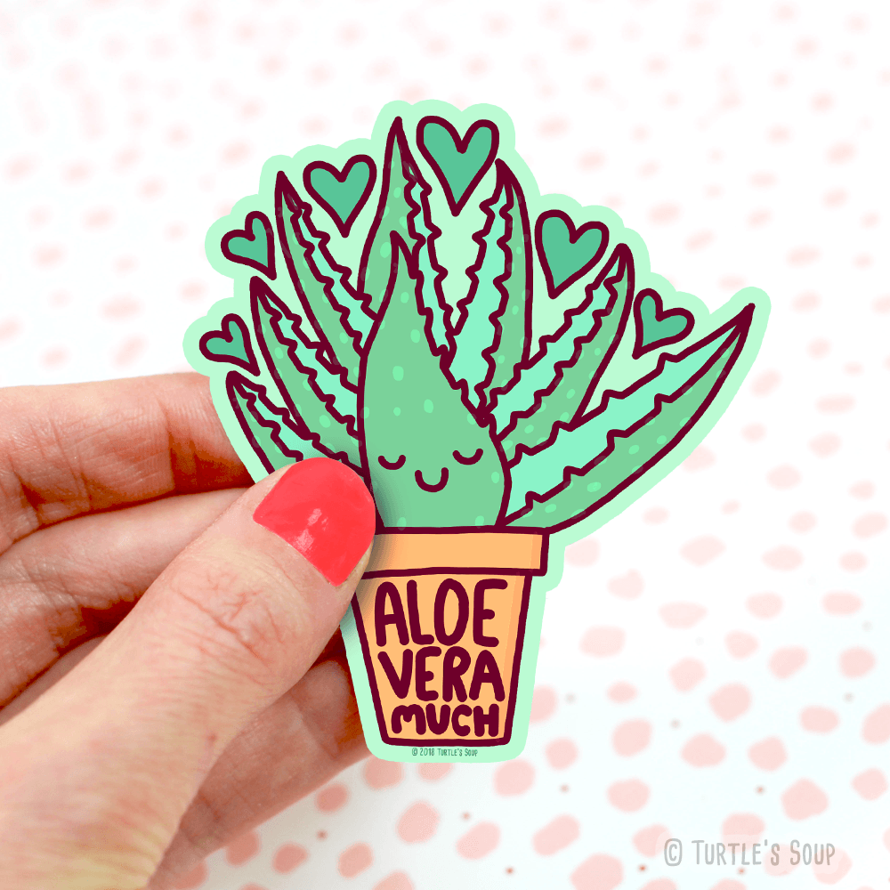 Aloe Vera Much Vinyl Sticker