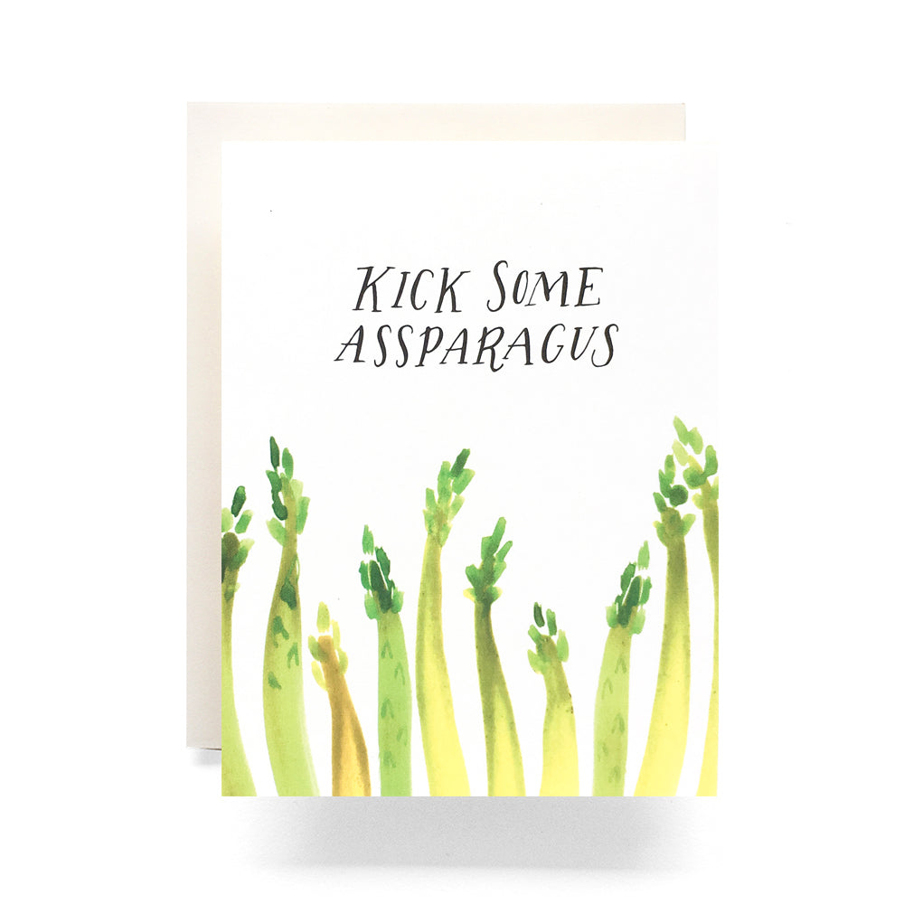 Kick Some Assparagus Card
