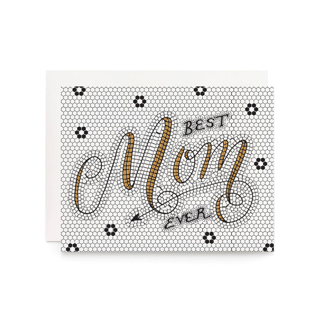 Tile Best Mom Ever Card