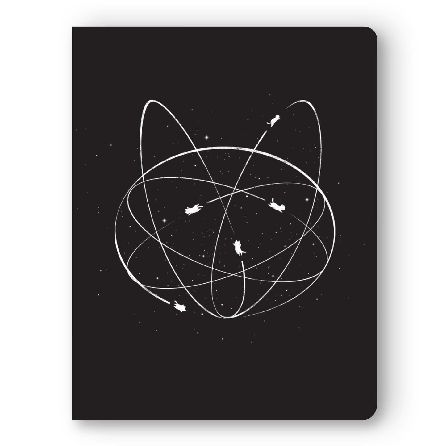 Large Velvet Touch Layflat Journal