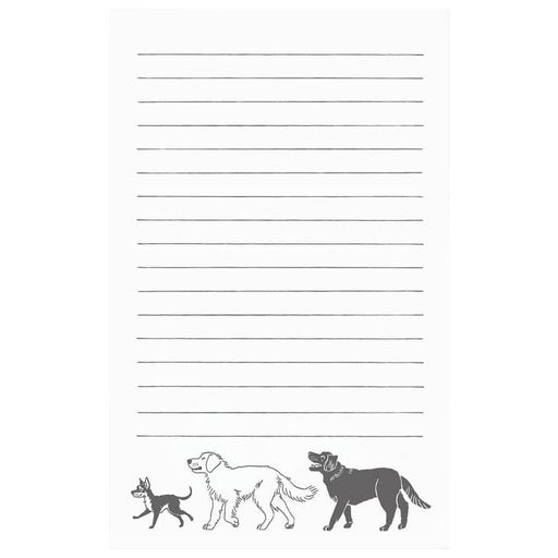Dog Parade Letterpress Notepad