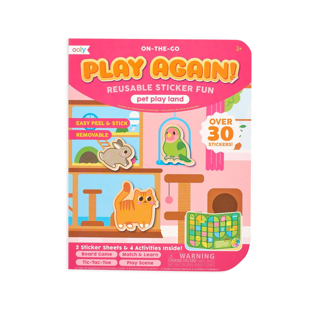 Play Again Kids Reusable Sticker Kit