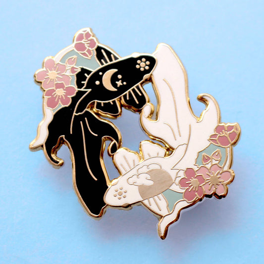 Fish Duo Enamel Pin