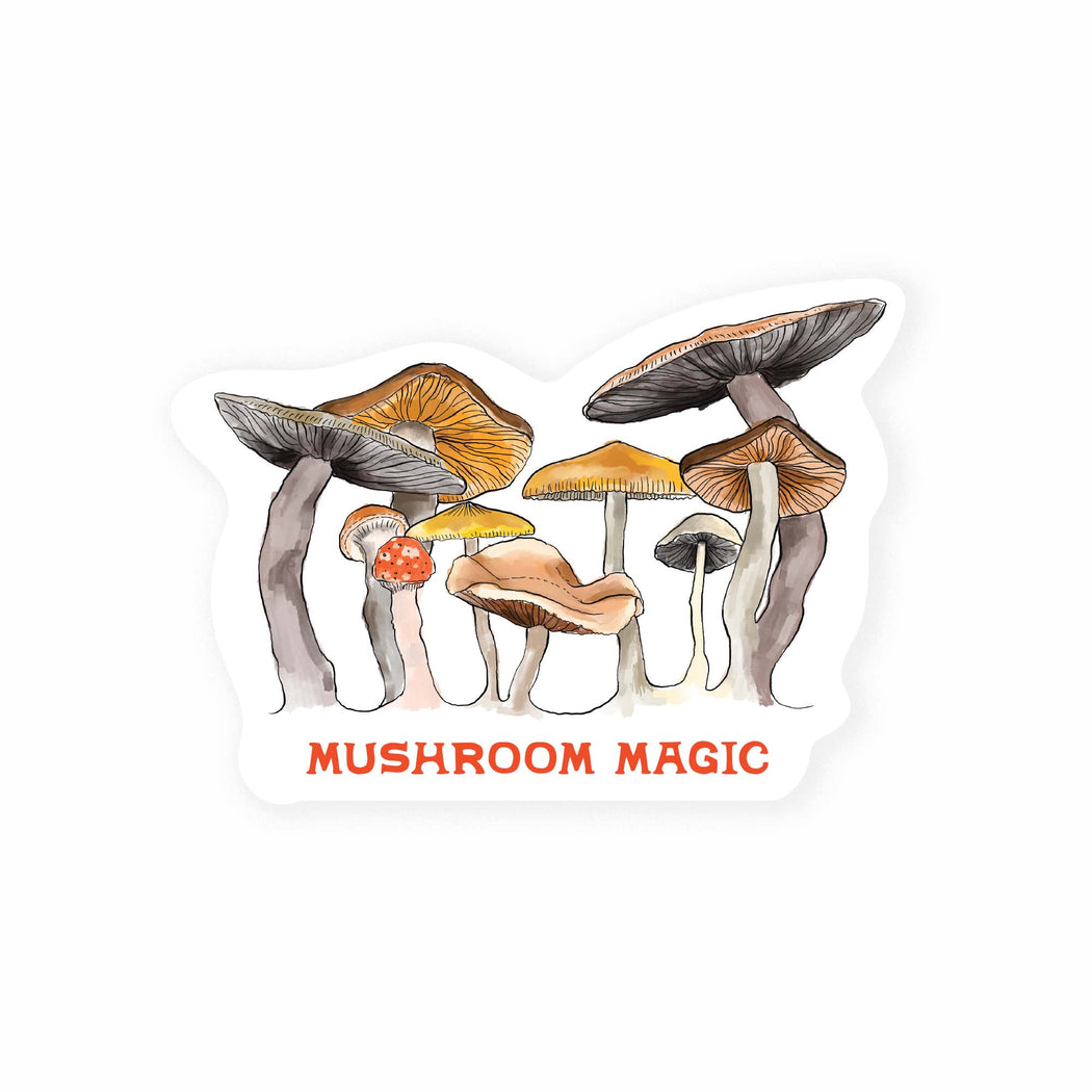 Mushroom Magic Vinyl Sticker