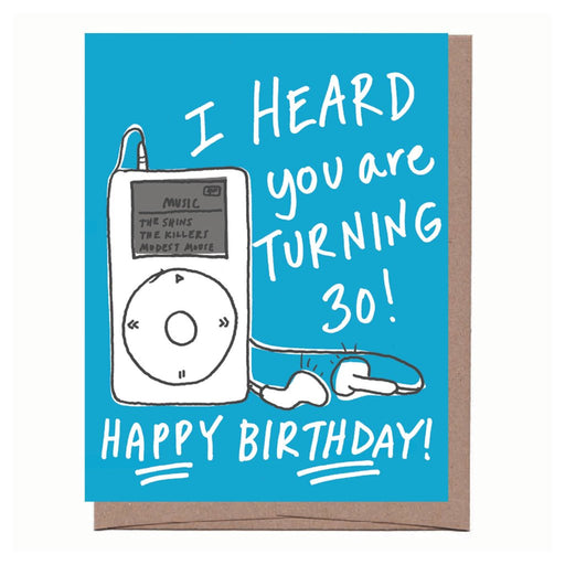 Heard You Are Turning Music Birthday Card