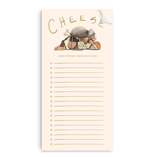 Cheese & Other Necessities Mouse Notepad