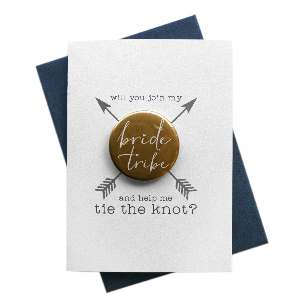 Join My Bride Tribe Button Cards