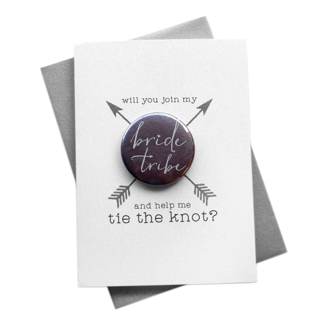 Join My Bride Tribe Button Cards