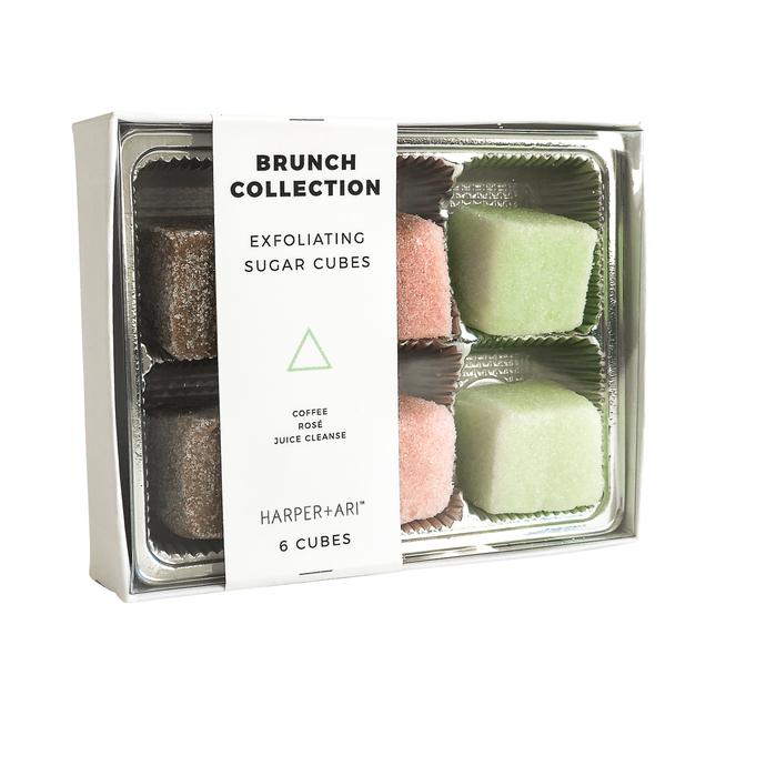 Exfoliating Sugar Cubes - Mini Box of 6 - Brunch Collection